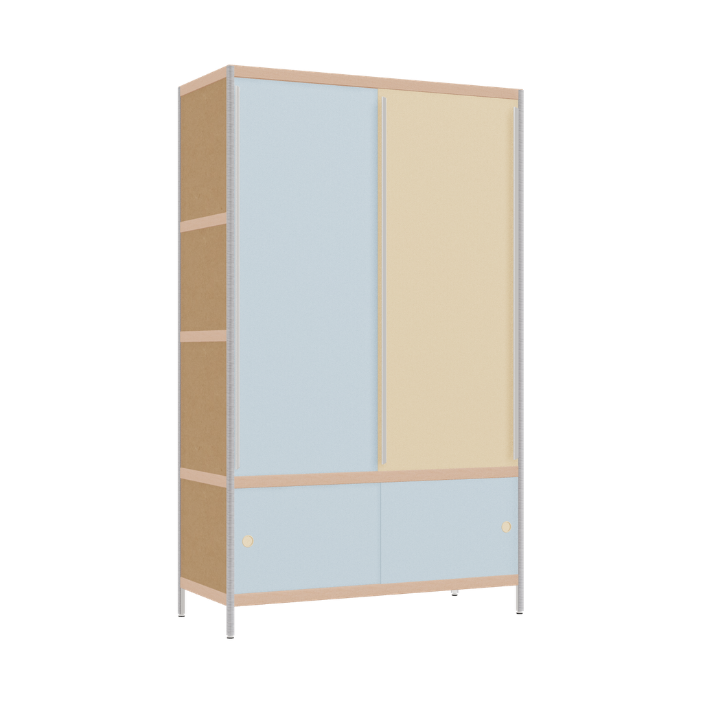 Wardrobe (199x120x52 cm)