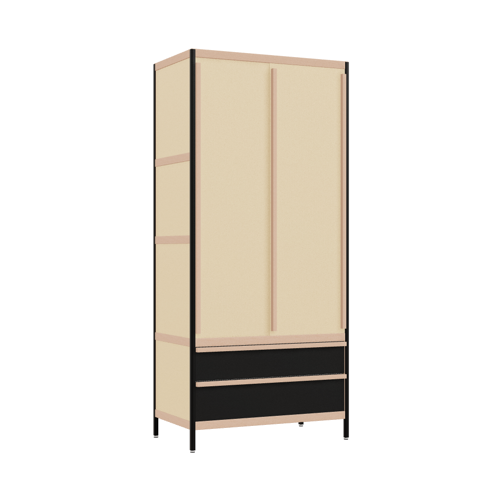 Kleerkast (199x90x52 cm)
