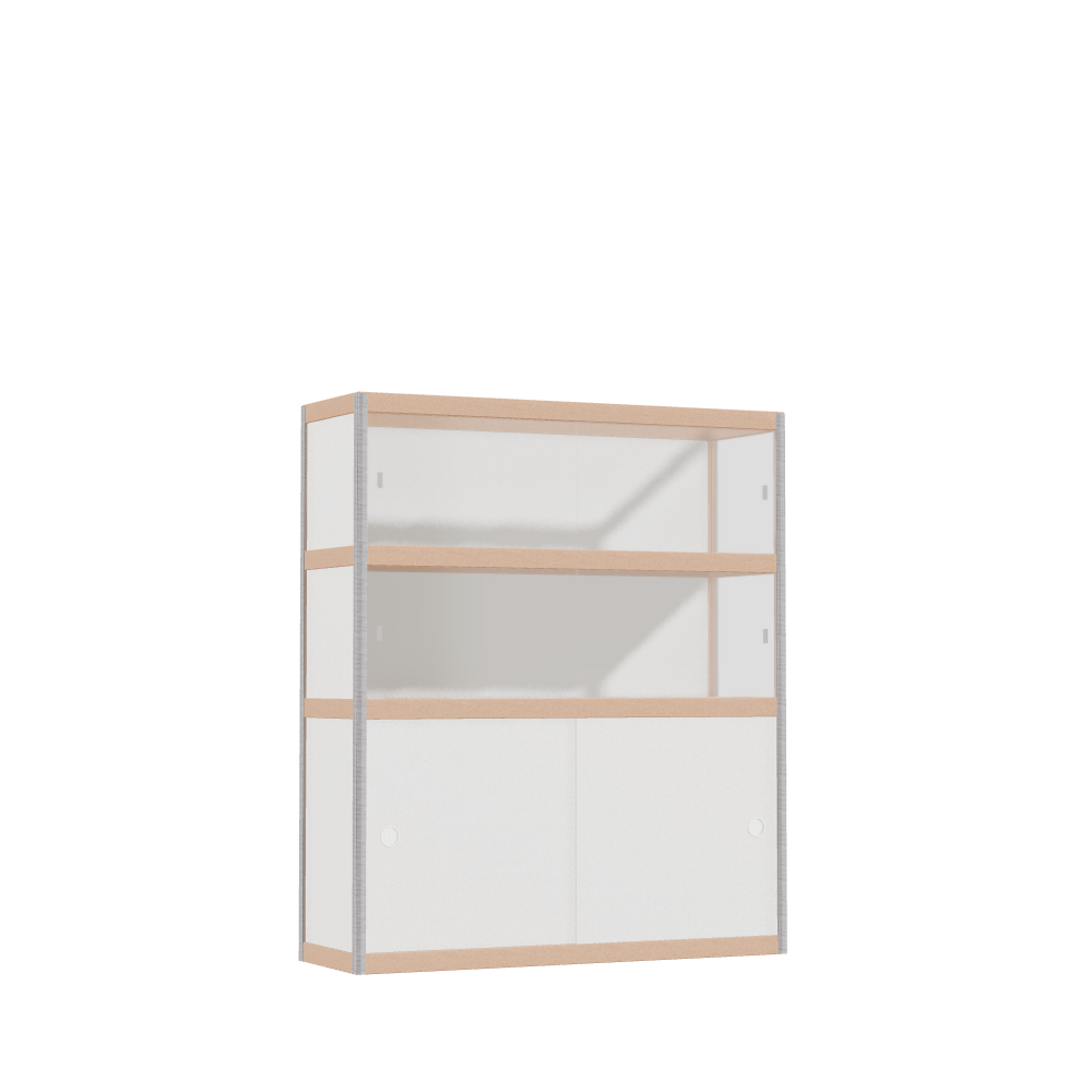 Display cabinet (117x100x32 cm)