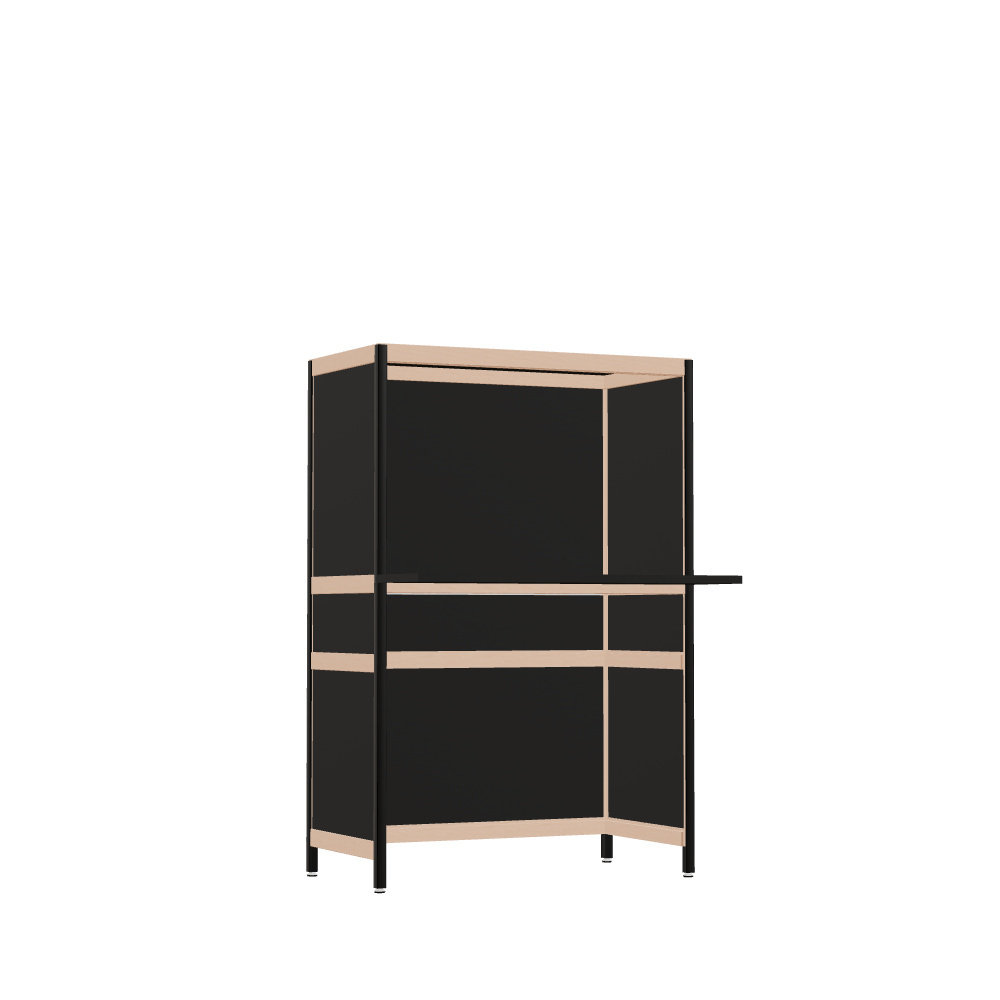 Overhangend bureau (120.5x80x63.6 cm)