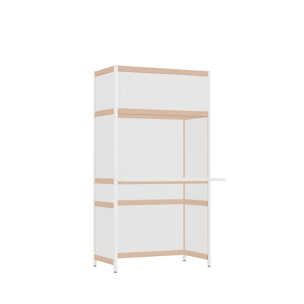 Overhangend bureau (149.5x80x63.6 cm)