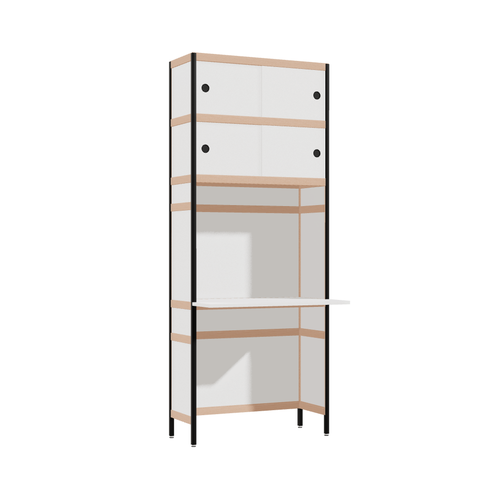 Cantilevered desk (200.5x80x53.6 cm)