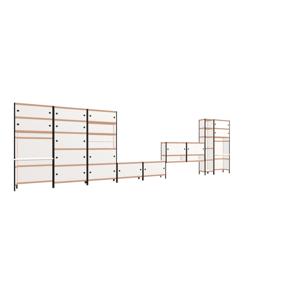 Furniture (200.5x682x53.6 cm)