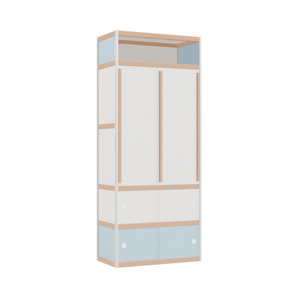 Wardrobe (192x80x42 cm)