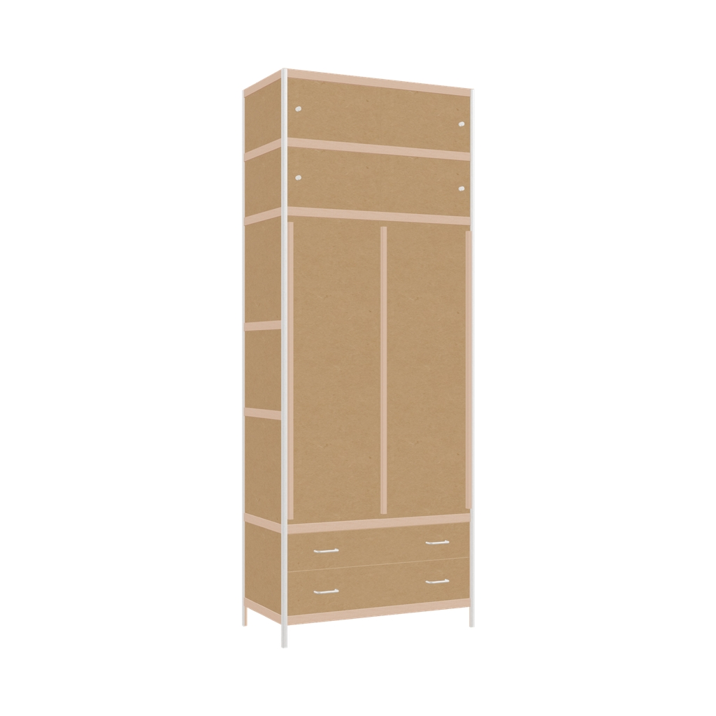Wardrobe (260x100x52 cm)