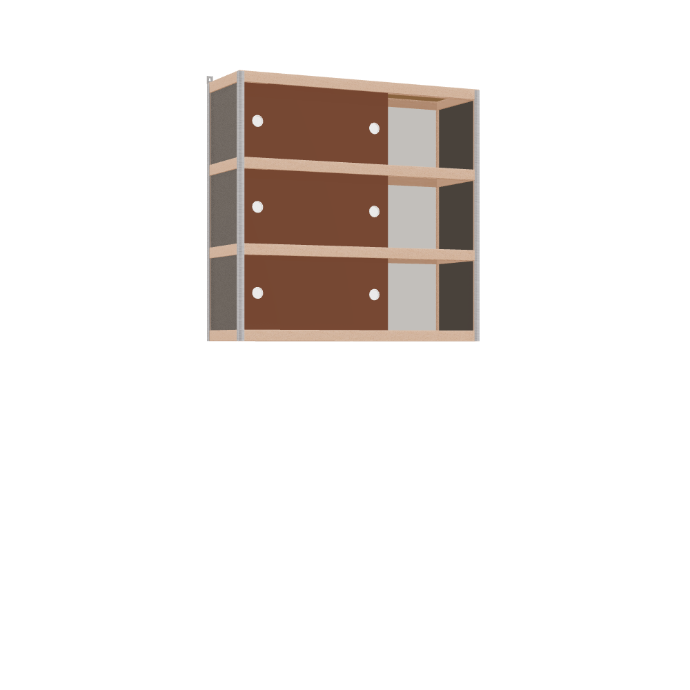 Hanging cabinet (97x100x32 cm)