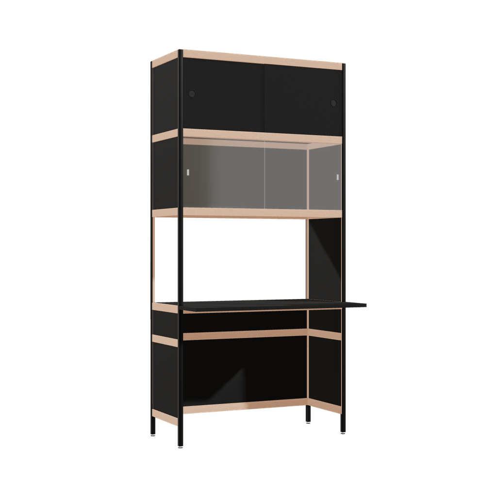 Overhangend bureau (206.5x100x63.6 cm)