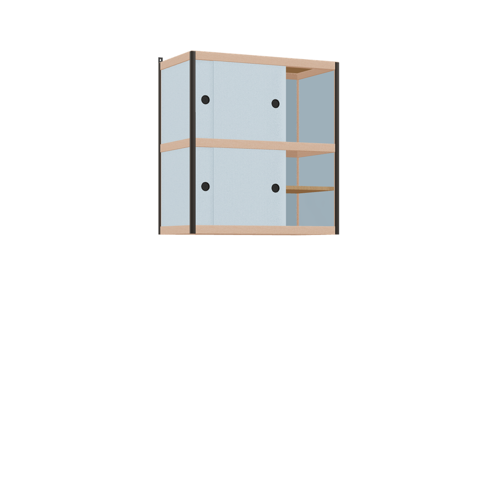 Zwevende kast (86x80x42 cm)
