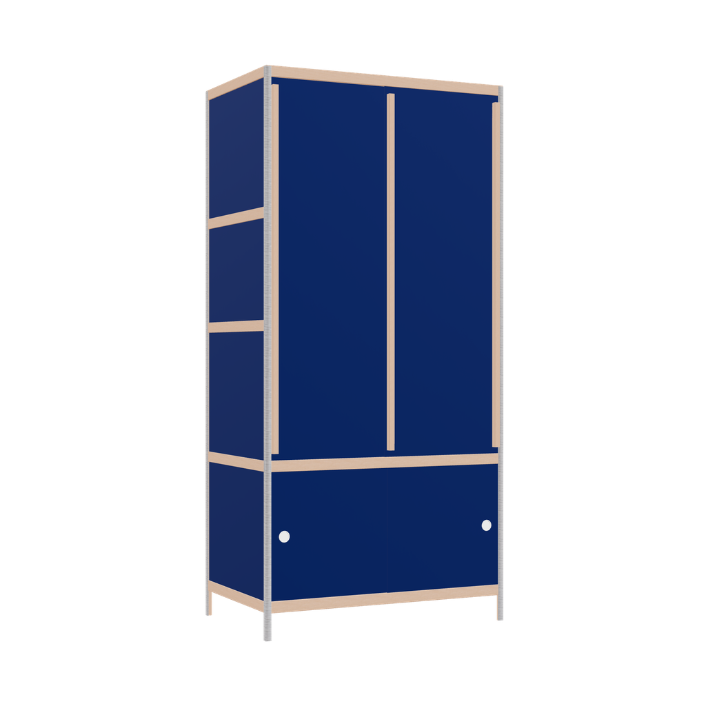 Kleerkast (208x100x62 cm)