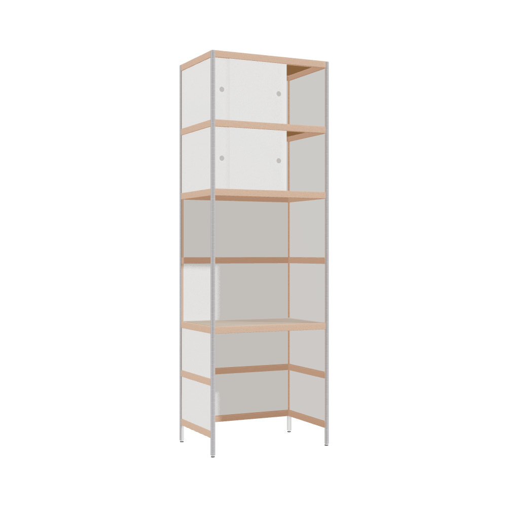Integrated desk (241x80x52 cm)
