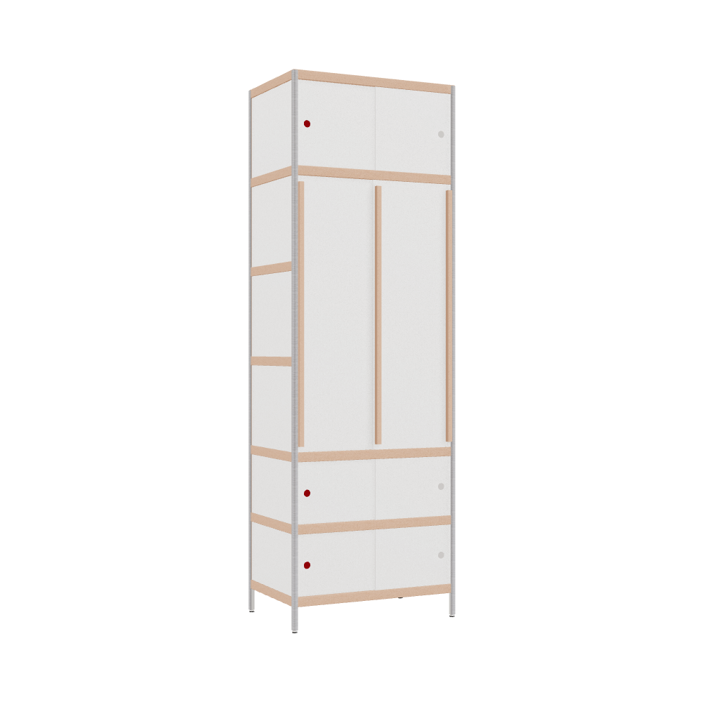 Kleerkast (241x80x52 cm)