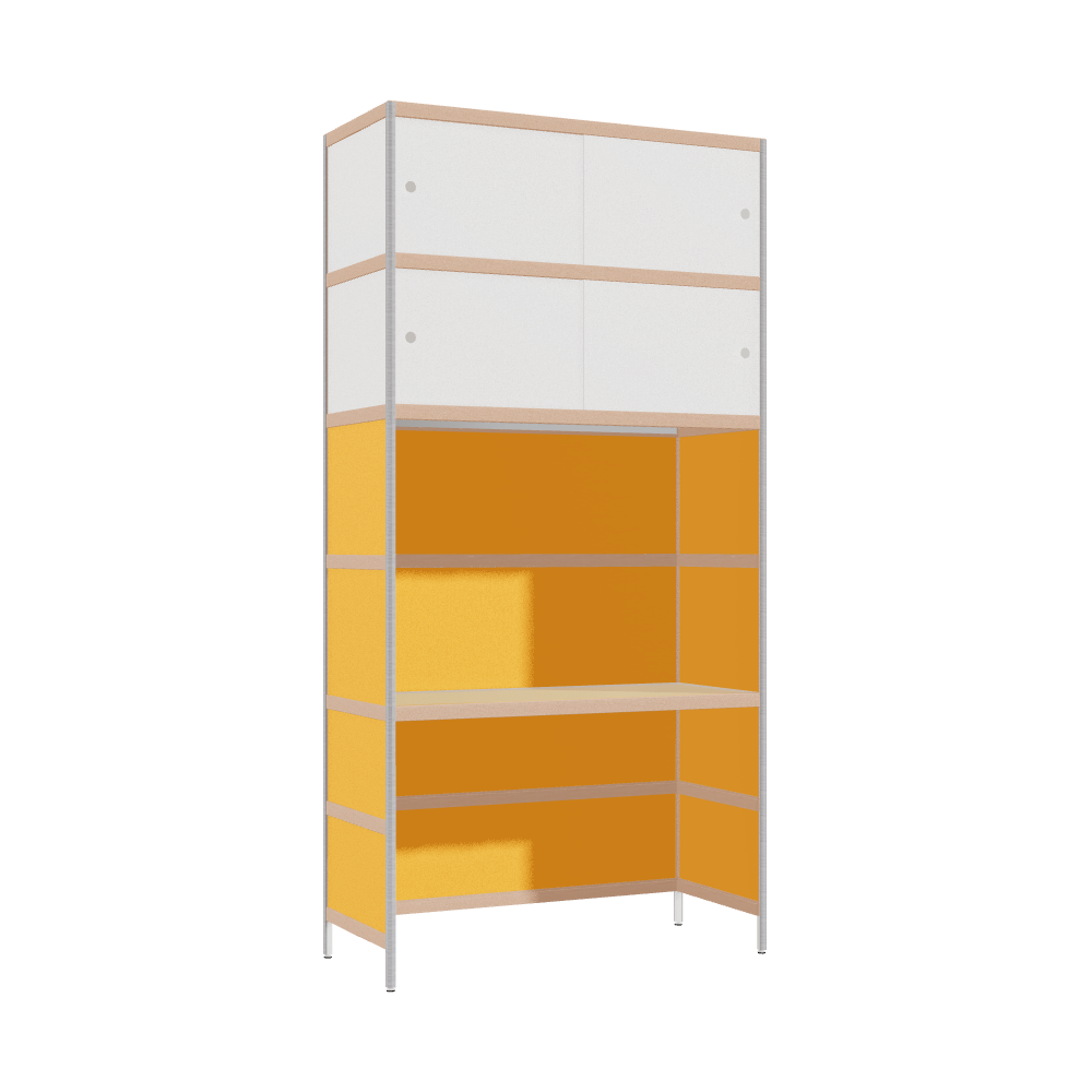 Geïntegreerd bureau (241x120x52 cm)