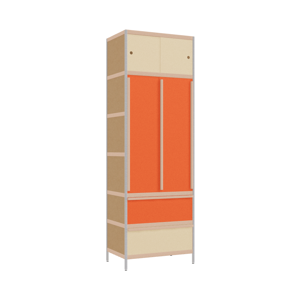Wardrobe (241x80x52 cm)