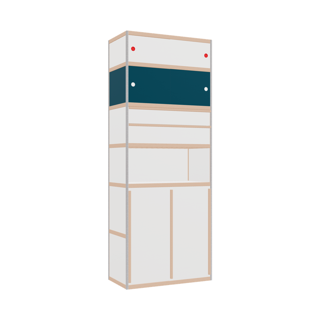 Kleerkast (260x100x52 cm)