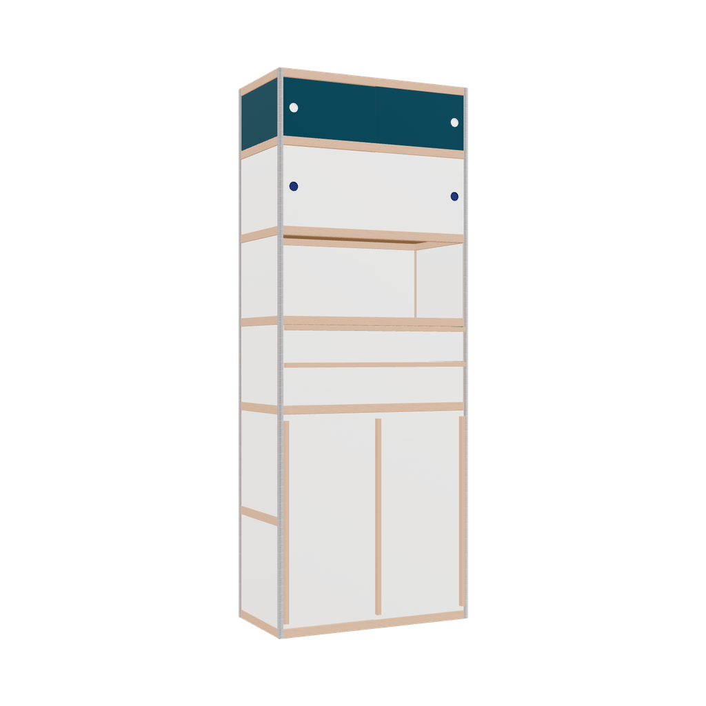 Wardrobe (260x100x52 cm)