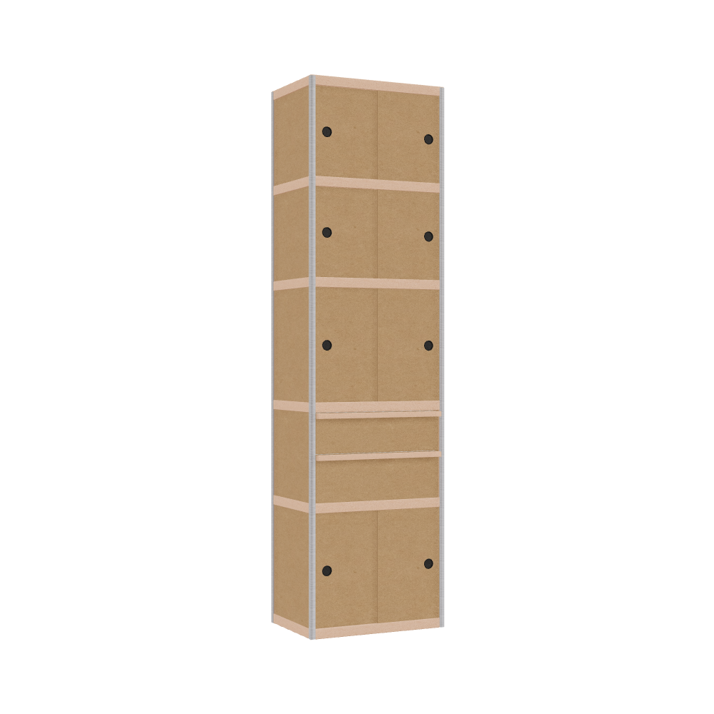 Kast (229x62x42 cm)