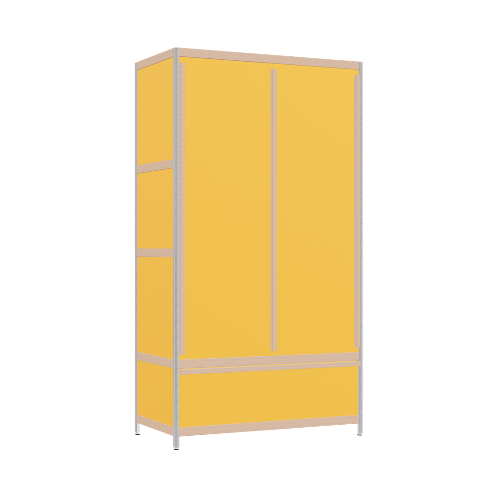 Kleerkast (184x100x52 cm)