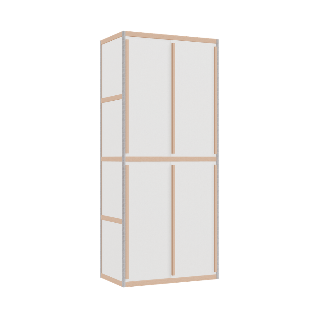 Wardrobe (208x90x52 cm)