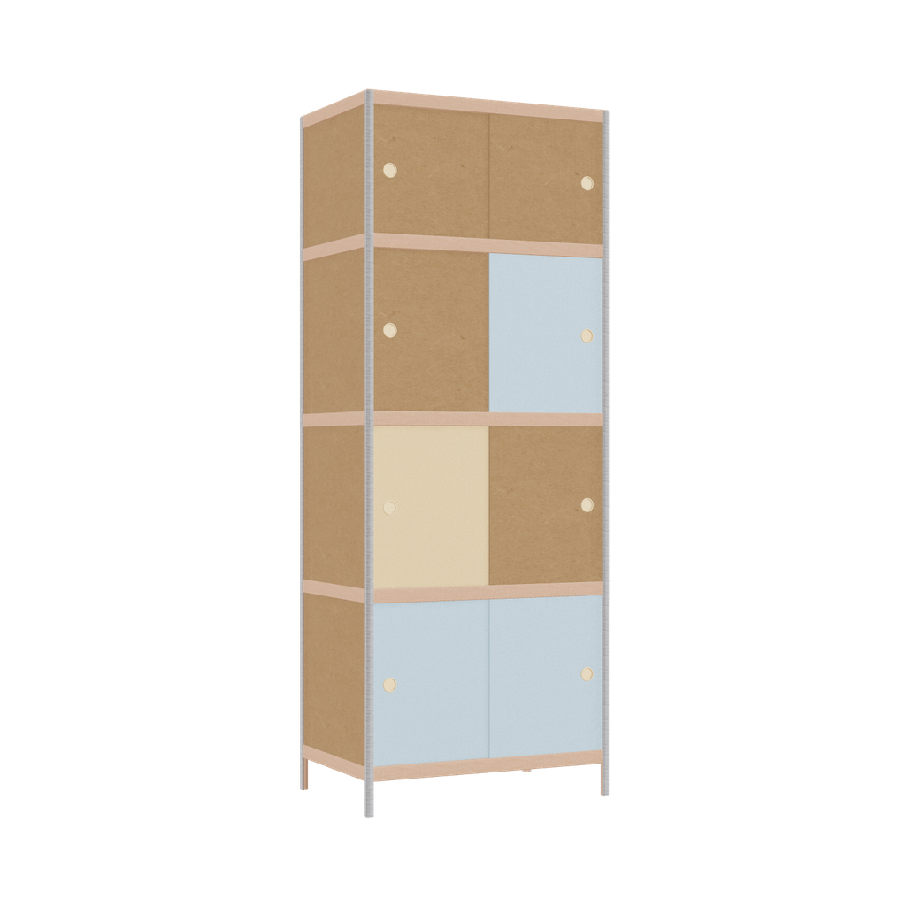 Kast (208x80x52 cm)