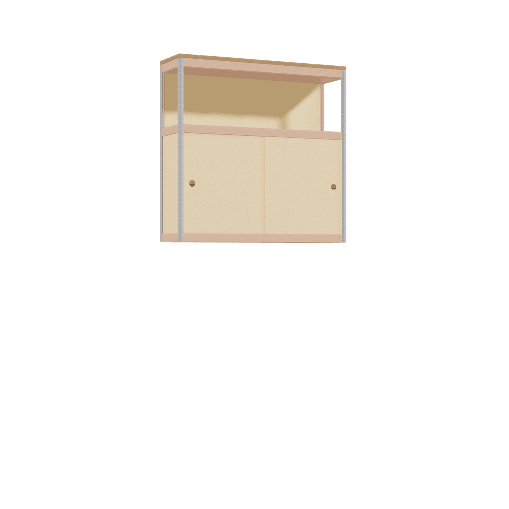 Hanging cabinet (87.8x90x25 cm)