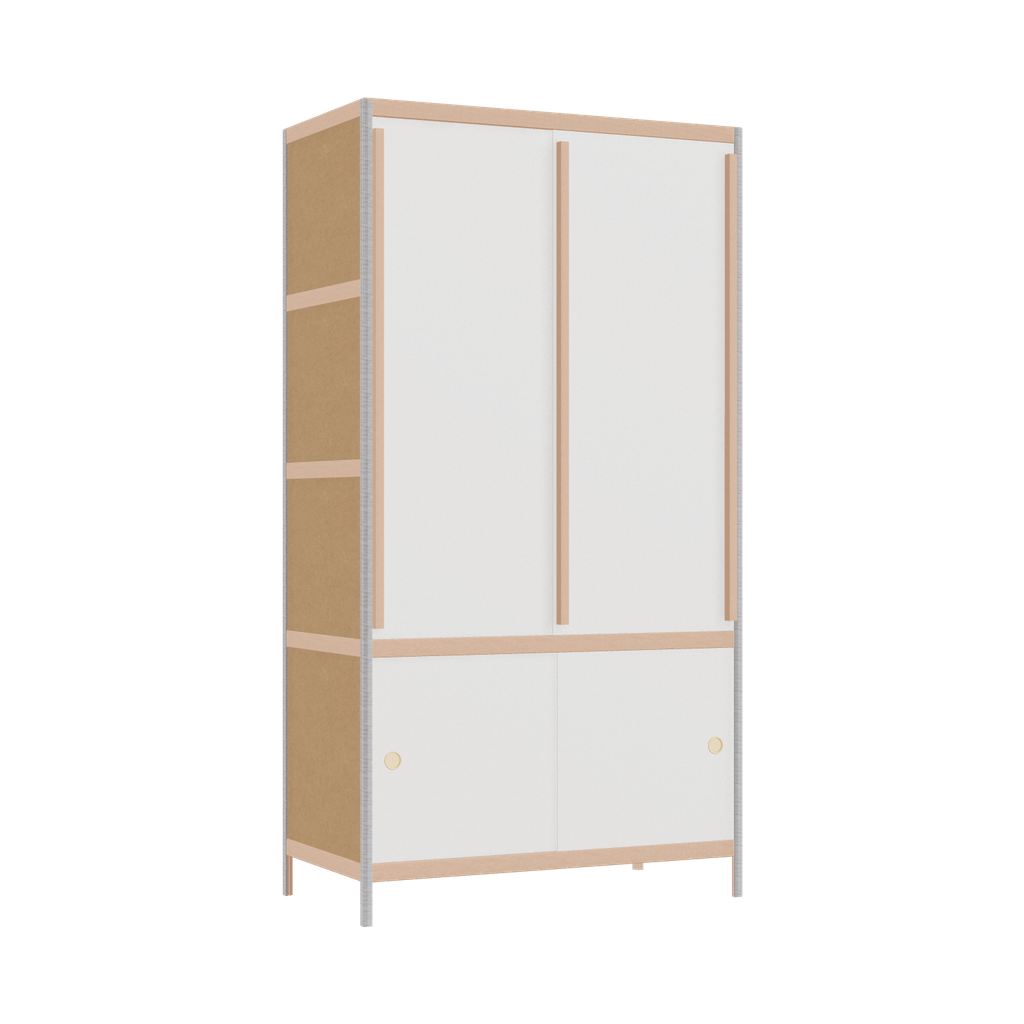 Kleerkast (188x100x52 cm)