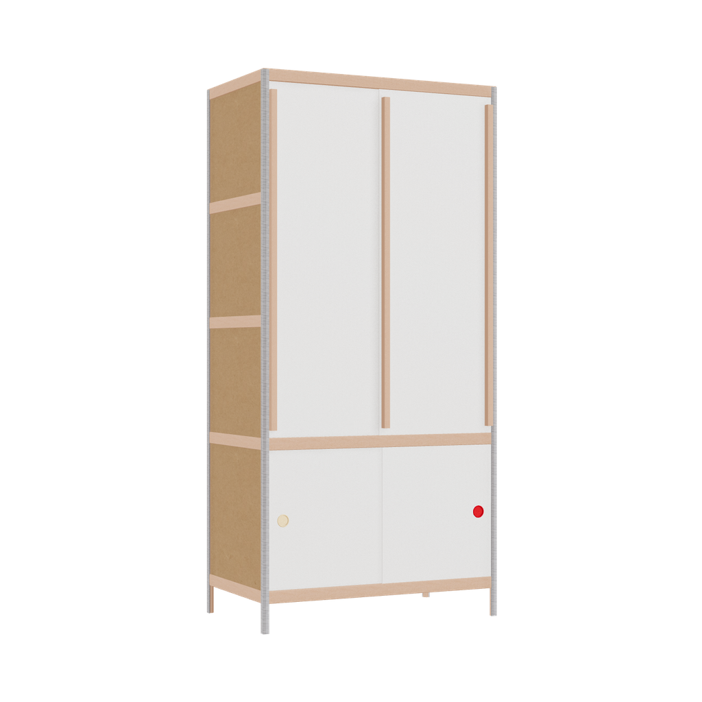 Wardrobe (188x90x52 cm)