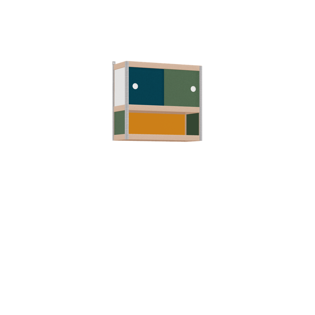 Zwevende kast (56x62x25 cm)