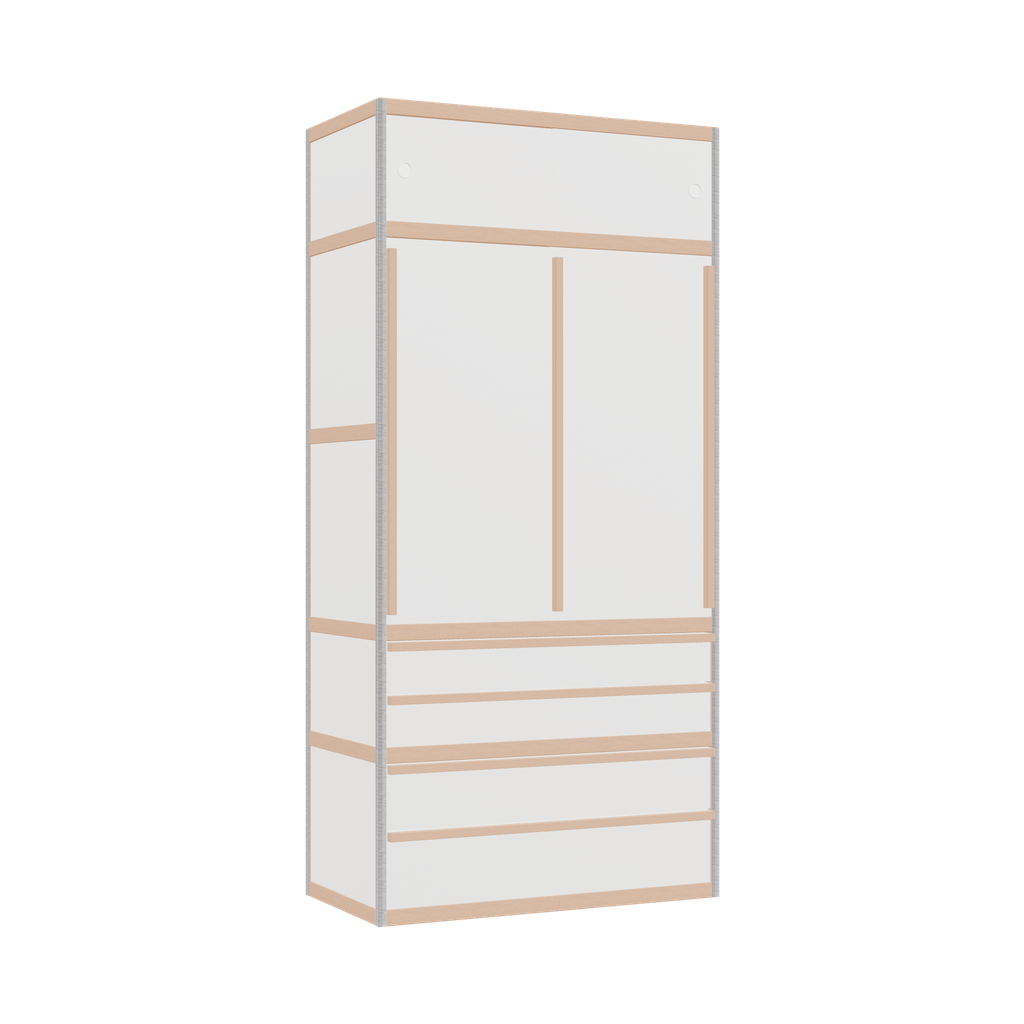 Penderie (209x100x52 cm)