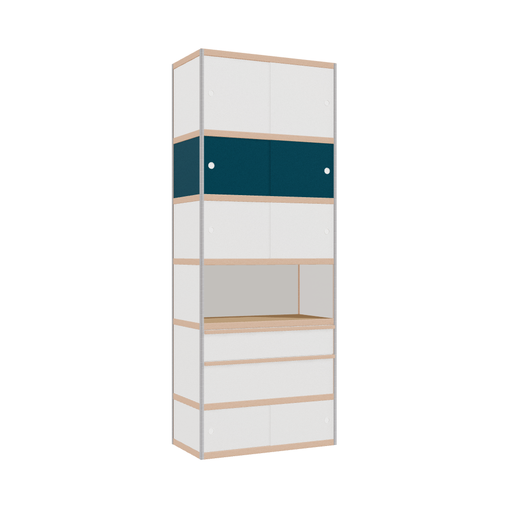 Kast (260x100x52 cm)