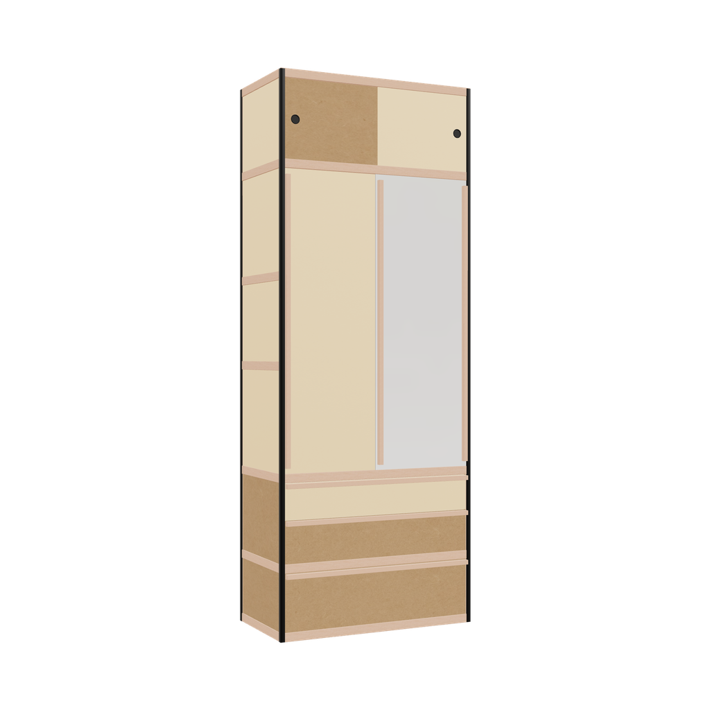 Wardrobe (260x100x52 cm)
