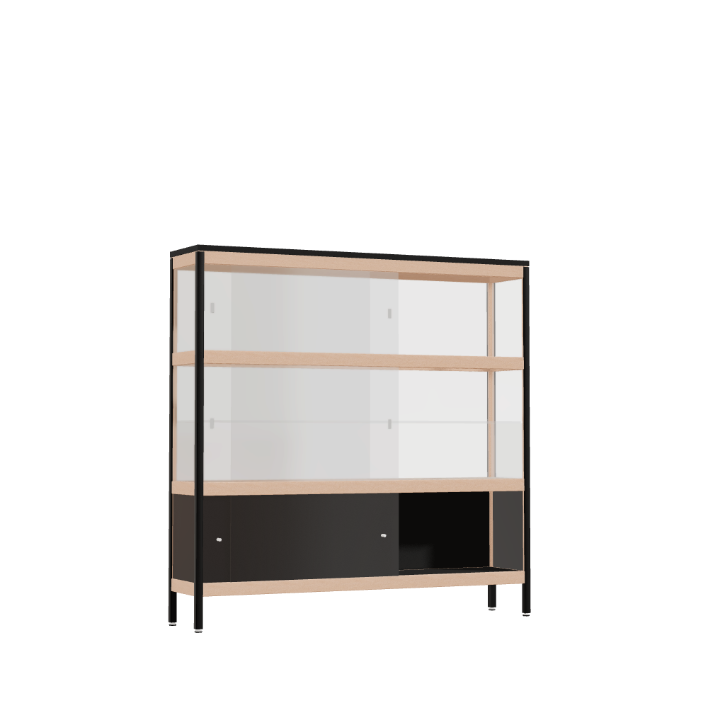 Display cabinet (119.8x120x25 cm)