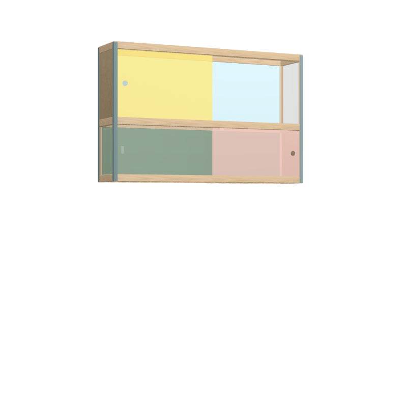 Meuble suspendu (76x120x25 cm)