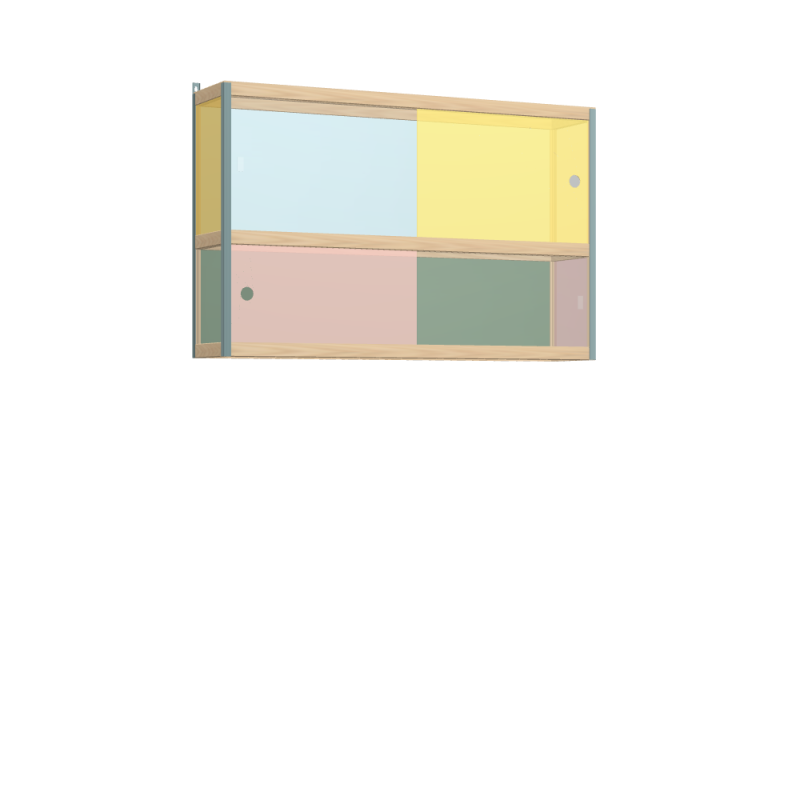 Hanging cabinet (76x120x25 cm)