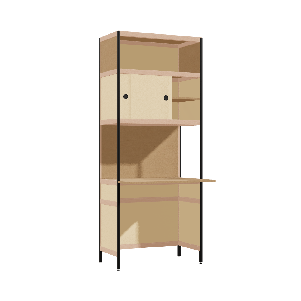 Cantilevered desk (196.5x80x63.6 cm)