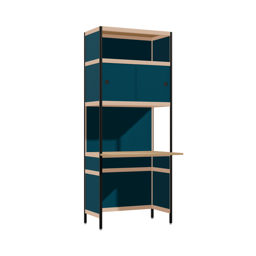 Cantilevered desk (196.5x80x63.6 cm)