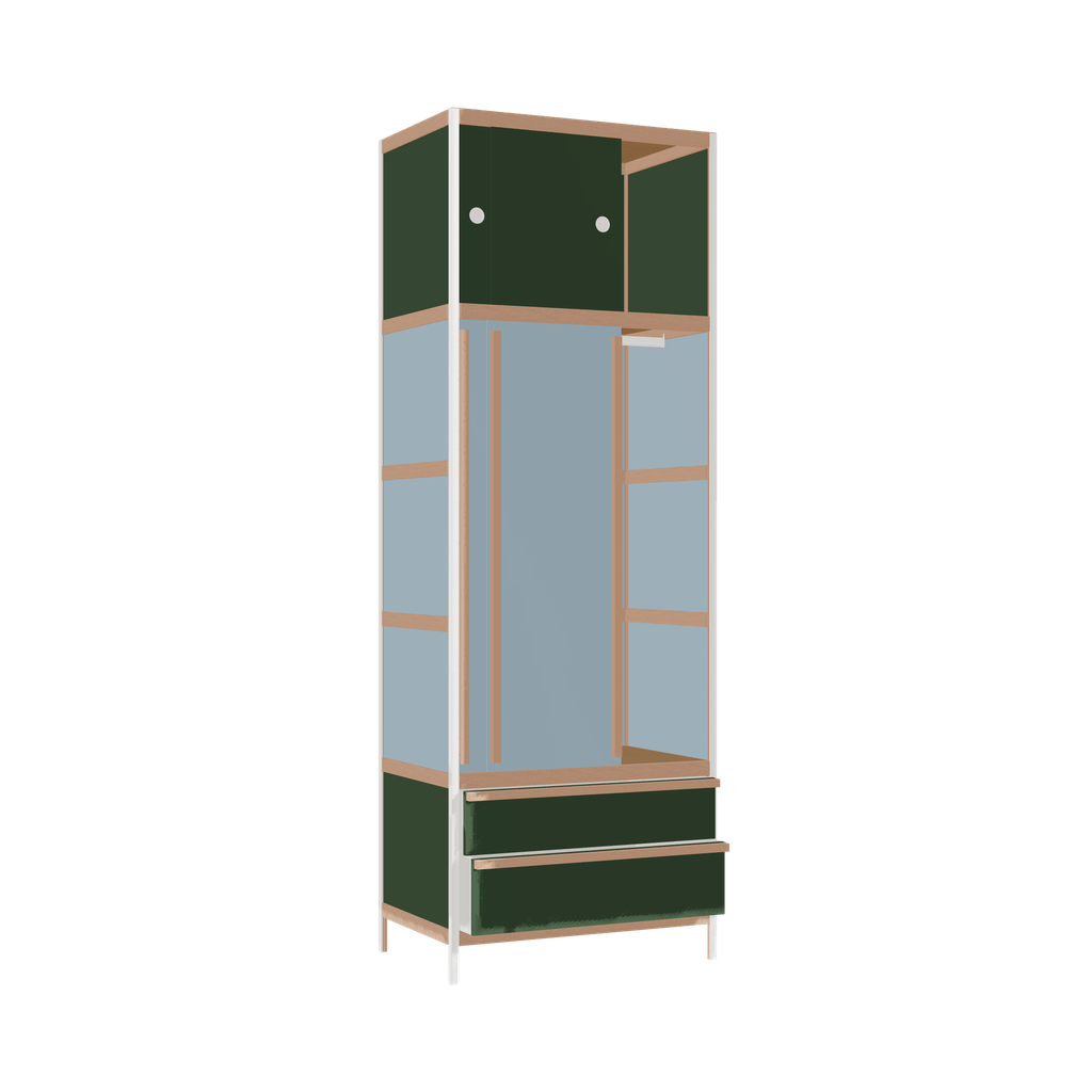 Penderie (229x80x52 cm)