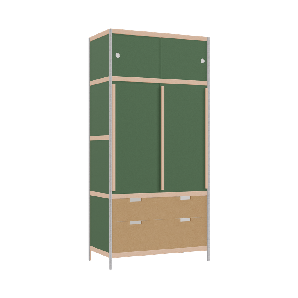 Wardrobe (208x100x52 cm)