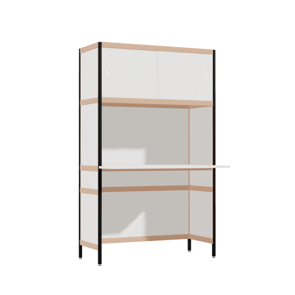 Cantilevered desk (165.5x100x63.6 cm)