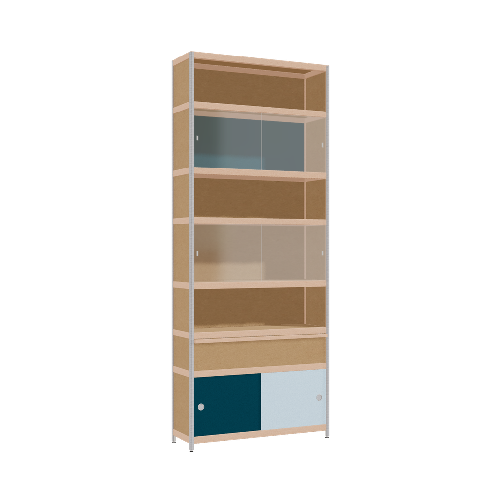 Vitrine (249x100x32 cm)