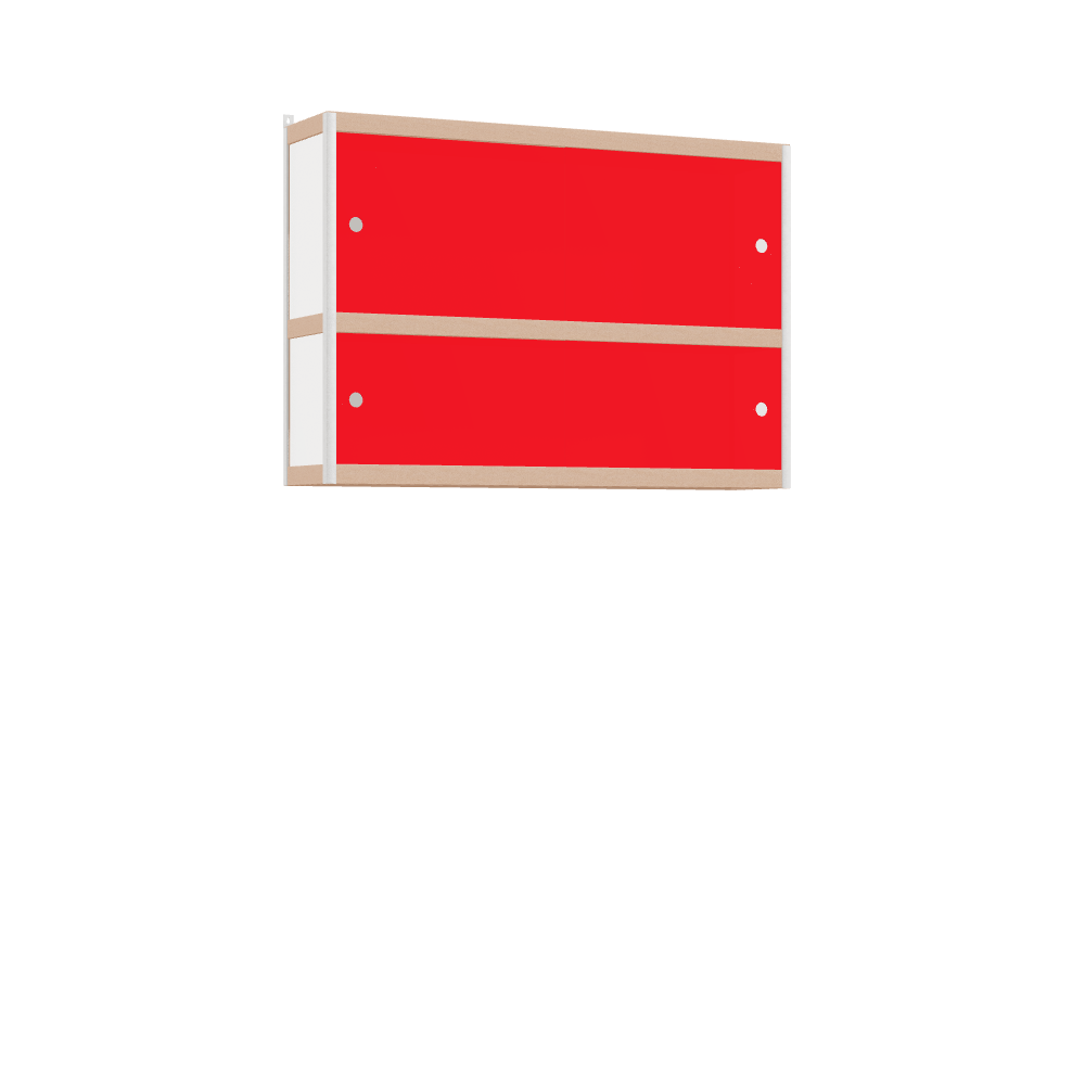 Zwevende kast (76x110x25 cm)