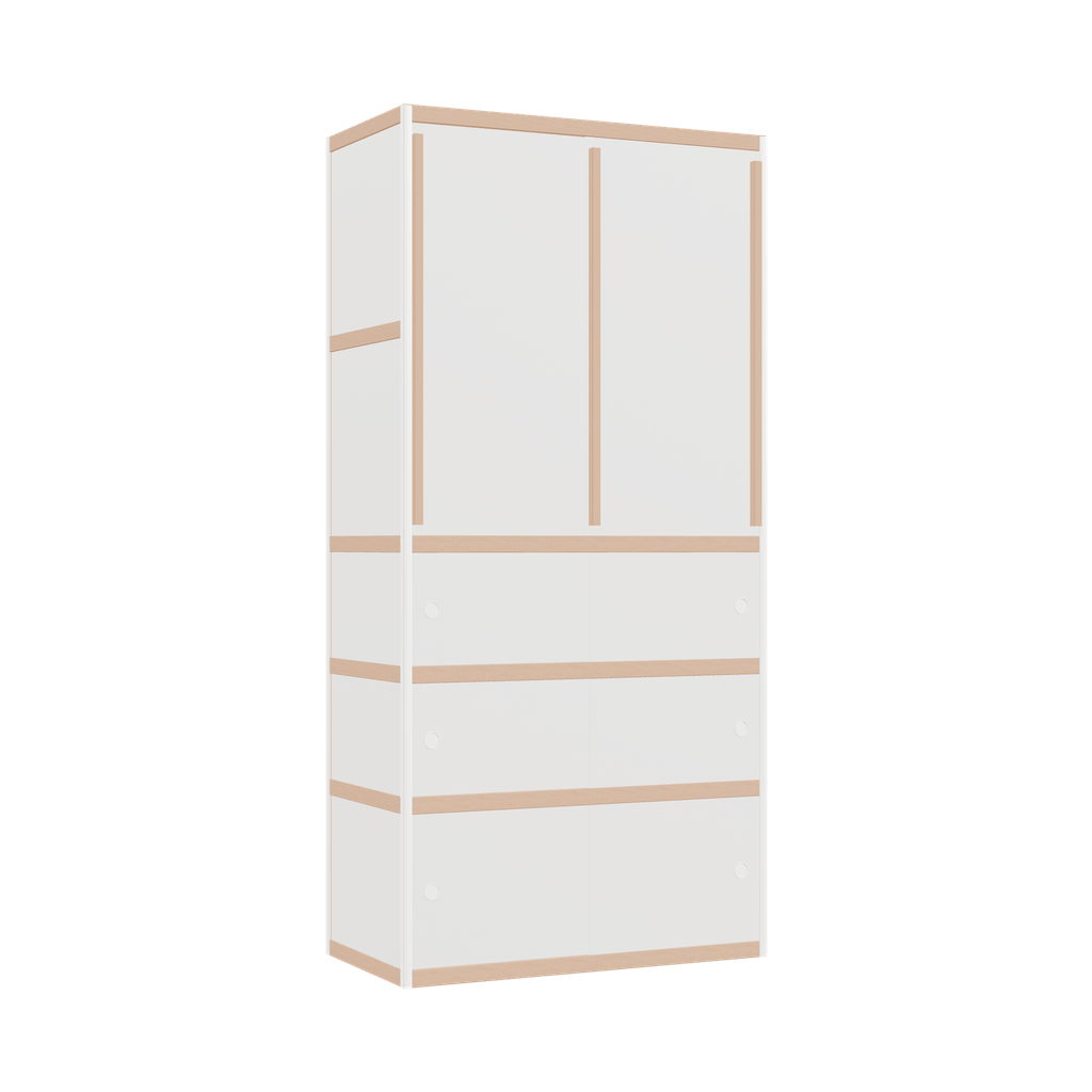 Penderie (209x100x52 cm)
