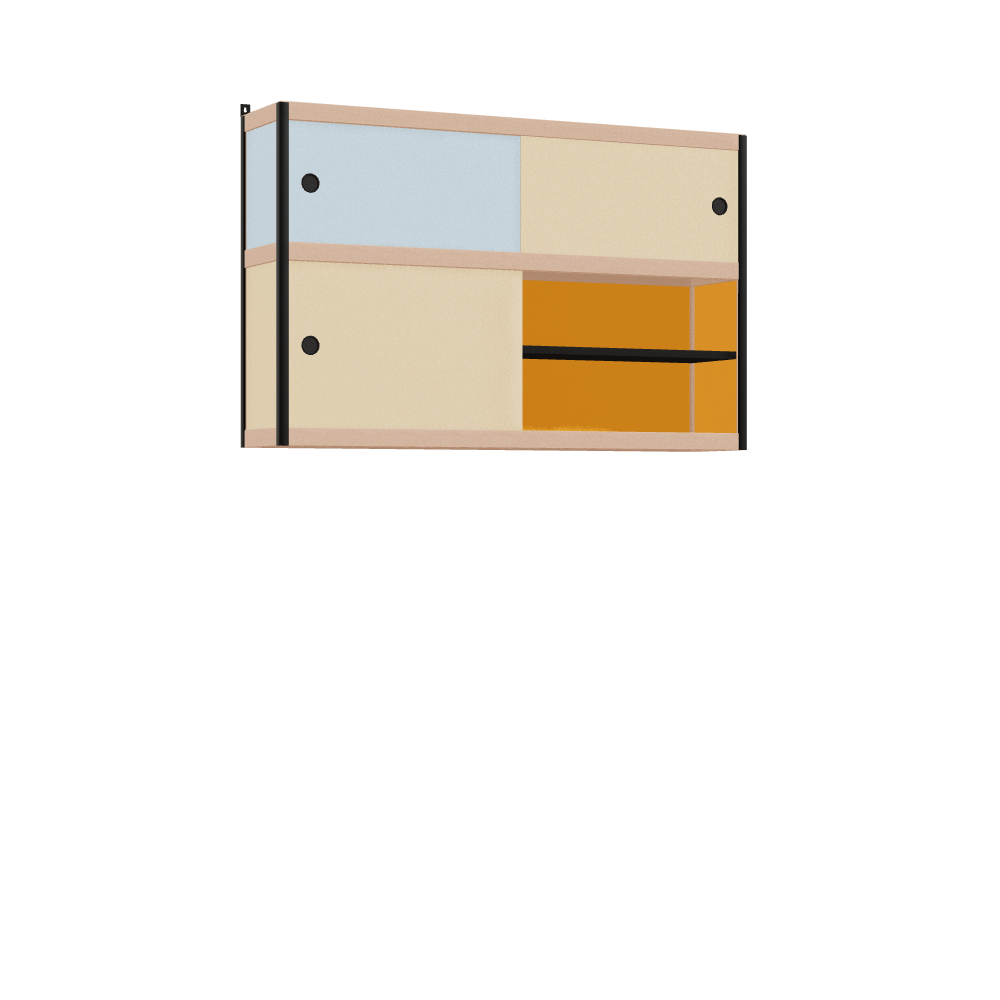 Zwevende kast (76x120x25 cm)