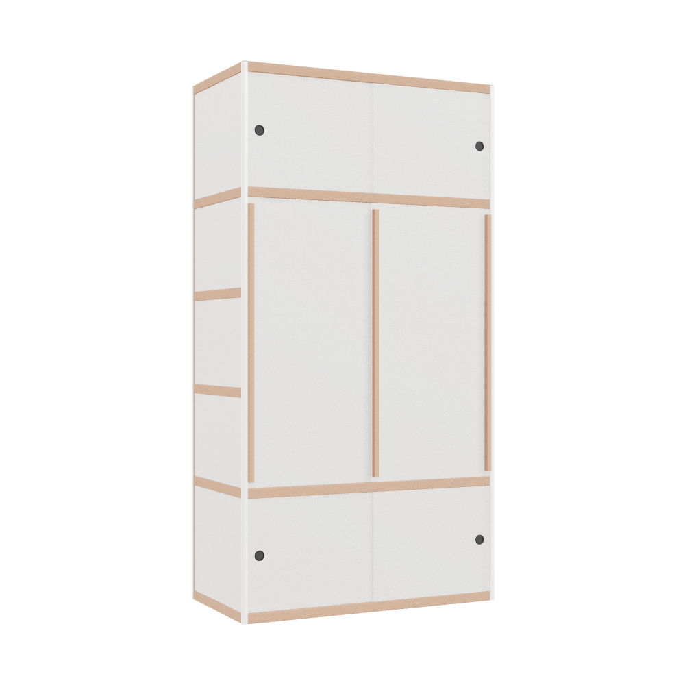 Kleerkast (229x120x62 cm)