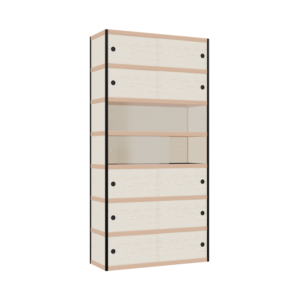 Display cabinet (221x110x42 cm)