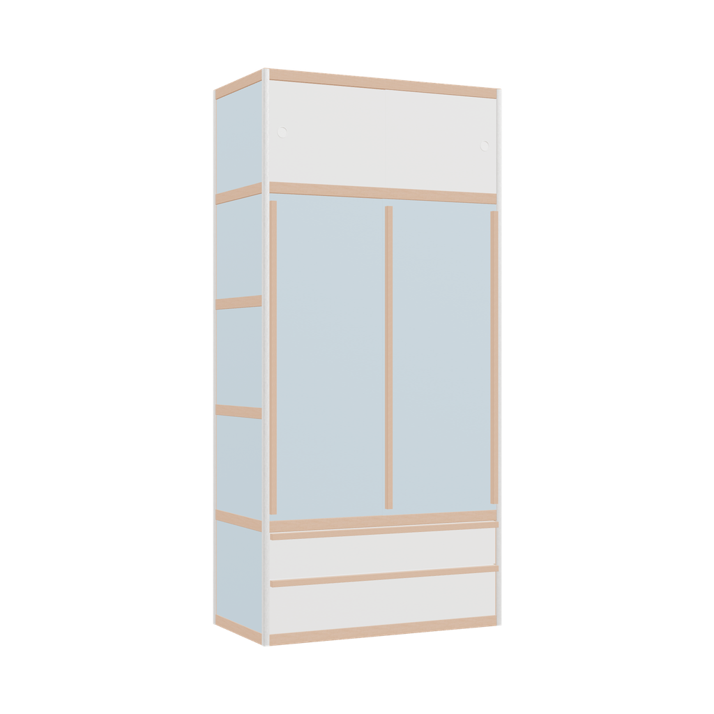 Kleerkast (209x100x52 cm)