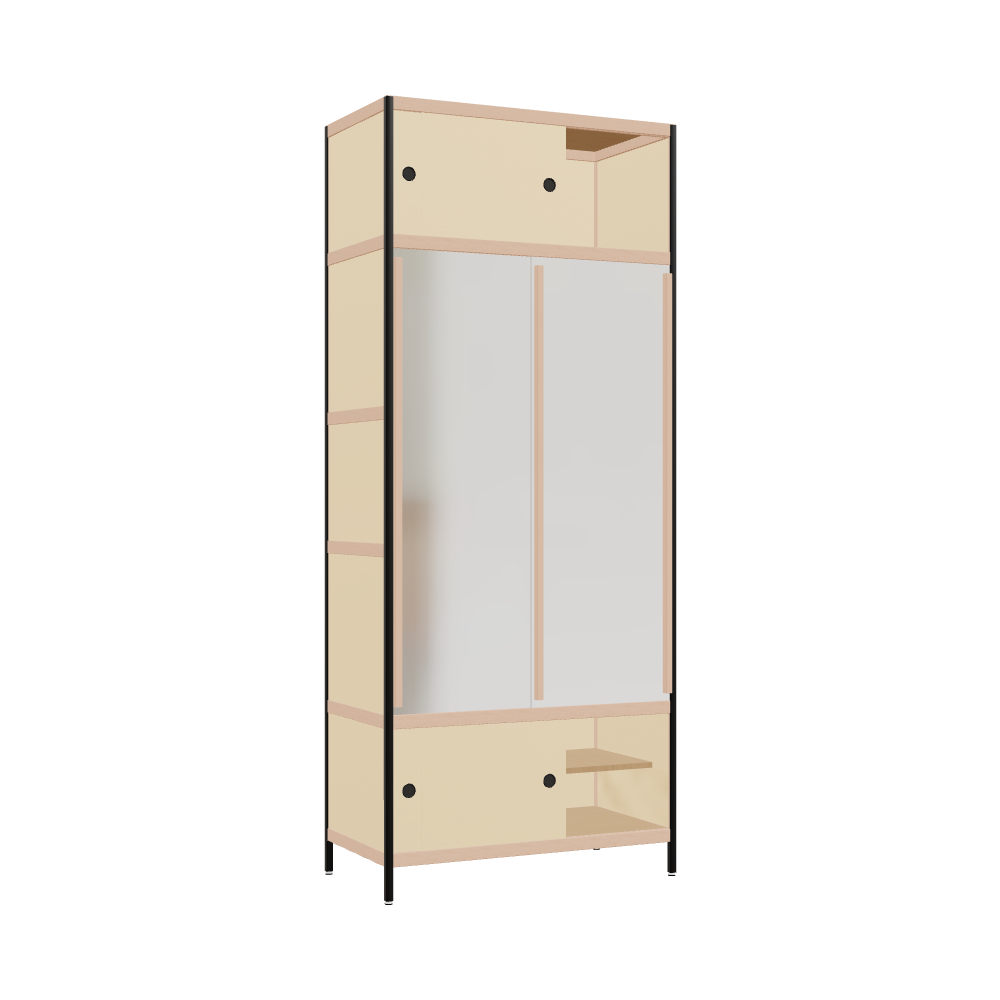 Kleerkast (240x100x52 cm)