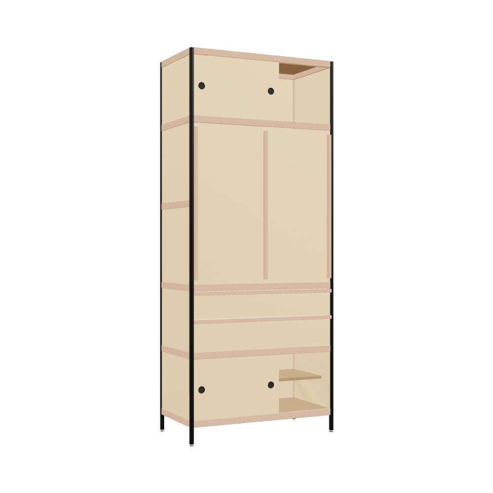 Wardrobe (240x100x52 cm)