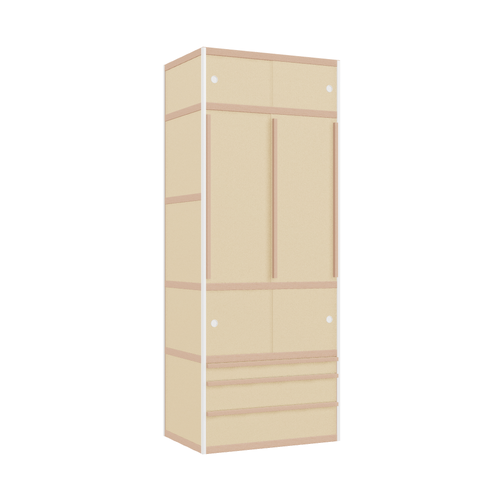 Wardrobe (229x90x62 cm)