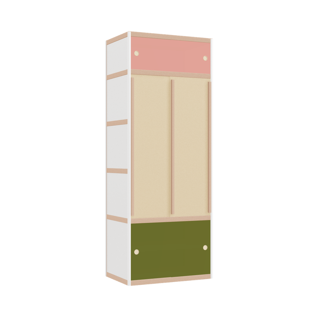 Kleerkast (209x80x52 cm)