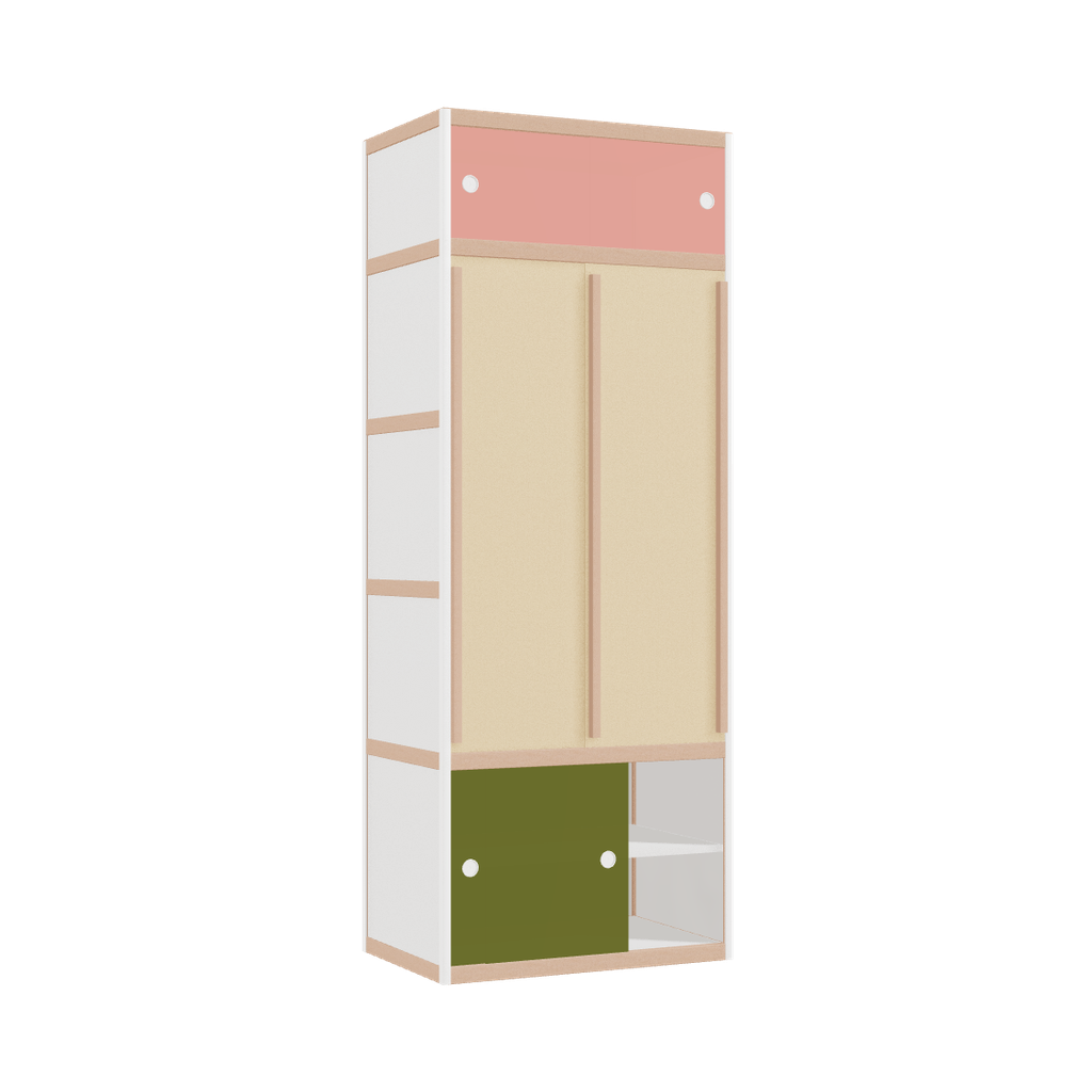 Kleerkast (209x80x52 cm)
